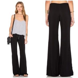 Indah Electric Lace Up Flare Pant in Black